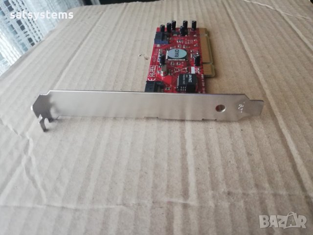 PCI 2 Port Serial ATA RAID Controller Card MicroDream A100-10C, снимка 2 - Други - 33902776