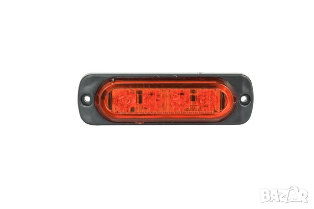 LED габарит с рефлектор 4 LED 12-24V с жълта светлина