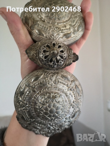 Пафти сребърни Карловски пафти. , снимка 6 - Антикварни и старинни предмети - 52332089