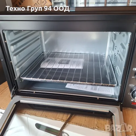 Мини фурна с два керамични котлона - чисто нова с 24м гаранция , снимка 4 - Печки, фурни - 49843158