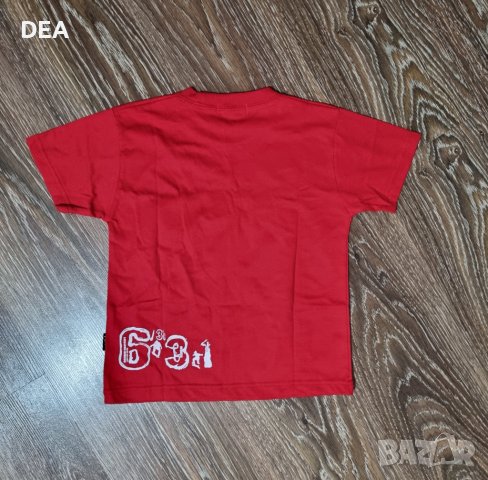 Червена тениска 100см-5лв.НОВА, снимка 2 - Детски тениски и потници - 39878837
