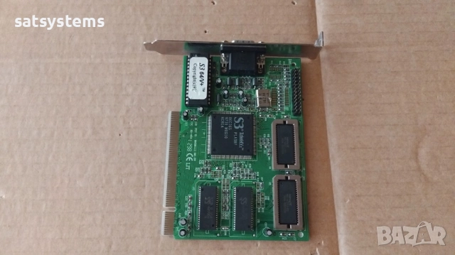 Видео карта S3 Trio 64V+ Trio S3-4SA 2MB PCI, снимка 6 - Видеокарти - 34077695