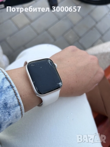 apple watch SE , GPS, starlight.ЗА ЧАСТИ