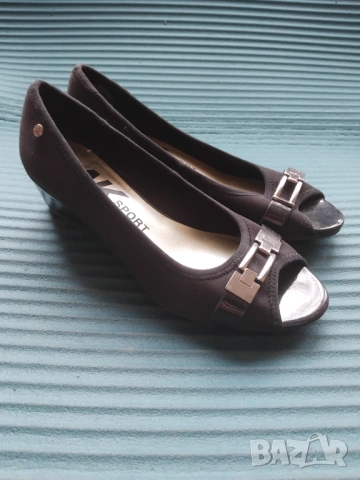 Anne Klein 100% Оригинални Дамски Oбувки на платформа, 37 номер, снимка 2 - Дамски елегантни обувки - 53940043