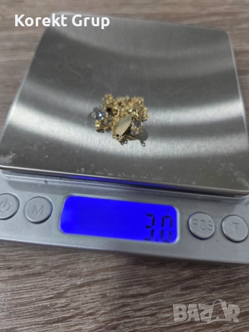 Златна гривна дамска, снимка 4 - Гривни - 52842106