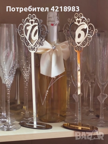 Номера за маси , снимка 2 - Сватбени аксесоари - 52341220