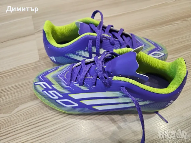 Детски бутонки Adidas F50, 37 1/3 размер , снимка 2 - Футбол - 55838754