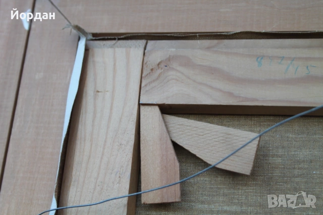 Стара картина масло върху платно, снимка 15 - Картини - 53113494