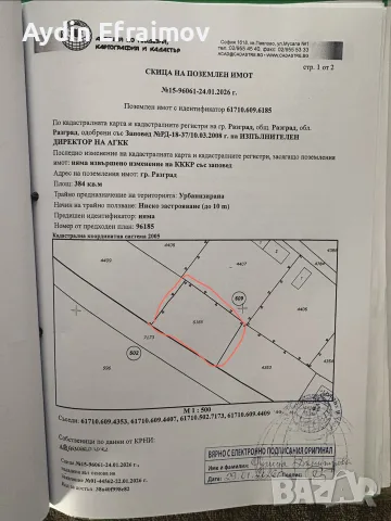 УПИ 384 кв.м над парка в м. Арменски лозя – с готов проект и разрешително!