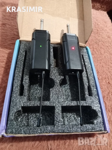 Безжична система за китара. Предавател-Приемник, снимка 2 - Китари - 51444662