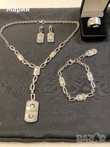 Комплект Булгари/Bvlgari от 925 сребро, снимка 1