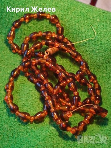 СТАРО ВИНТИДЖ КОЛИЕ ЦВЕТНО ВЕНЕЦИАНСКО СТЪКЛО 16550, снимка 10 - Колиета, медальони, синджири - 30695298