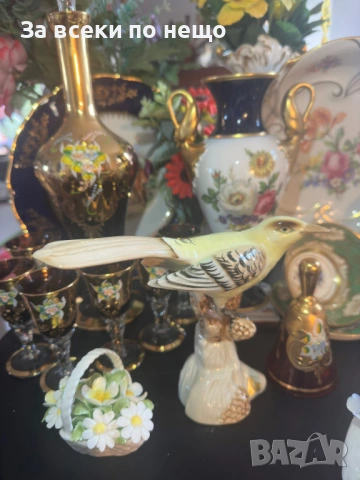 Royal Dux Czechoslovakia Circa 1955 - прекрасна птица Код P2053, снимка 11 - Колекции - 53955646