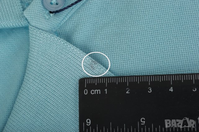 Памучна дамска блуза в светлосиньо Jimmy Sanders - L, снимка 8 - Блузи с дълъг ръкав и пуловери - 42893109