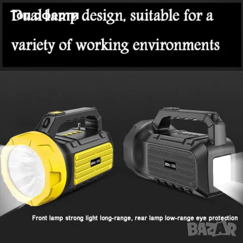 Мощен соларен LED фенер BDL-235 с вградено радио, слънчево зареждане, Bluetooth, BIDELLU, снимка 6 - Друга електроника - 48825097