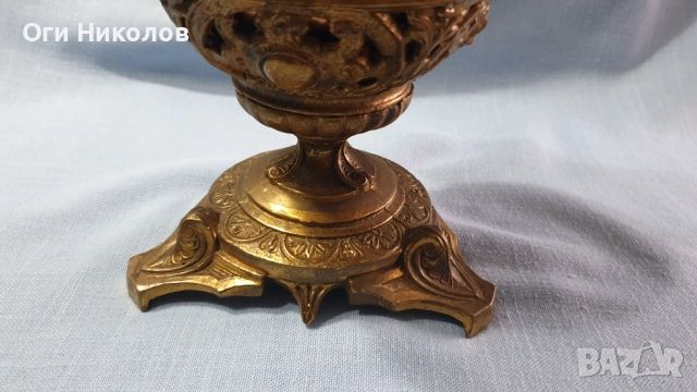 Старинна голяма Австрийска газена лампа, снимка 7 - Антикварни и старинни предмети - 52791738