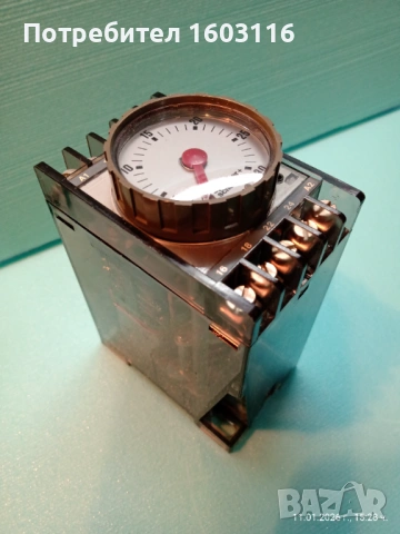 РЕЛЕ ВРЕМЕ ,,SPERECHER+SCH"  220V 6A. , снимка 3 - Друга електроника - 53072670