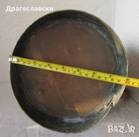 Голям и малък Стар метален съд, желязо, гюм с капак, снимка 17 - Антикварни и старинни предмети - 41964995