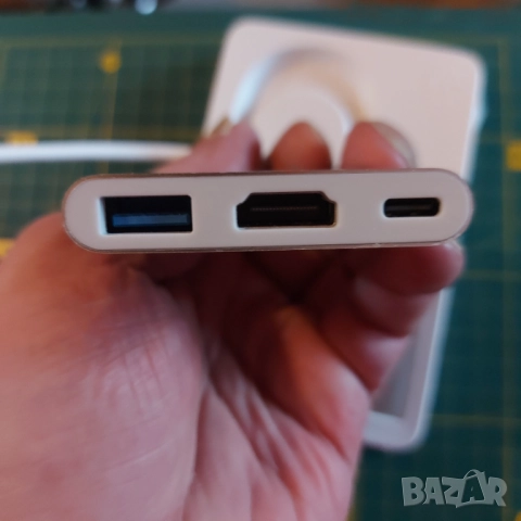 Acer USB C хъб, 3 в 1 с 5Gbps USB 3.0 GEN1 порт, 4K HDMI и PD Max 100W, снимка 3 - Кабели и адаптери - 51619160