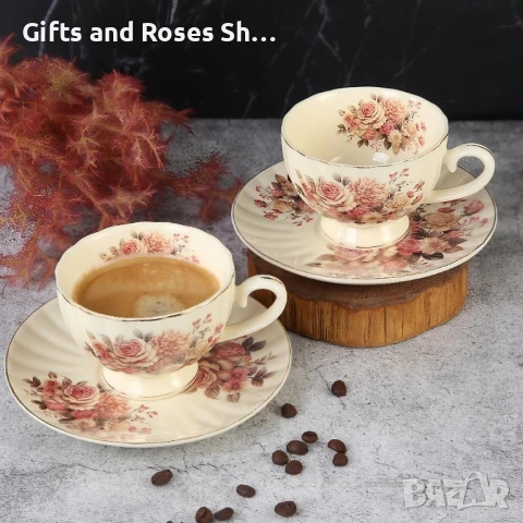 Нова порцеланова серия с рози, снимка 1