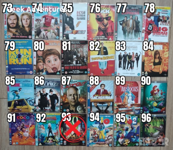 Комедия Филми DVD's - Оригинални Дискове на Английски Език - 4 лв/бр, снимка 5 - Комедии - 47015749
