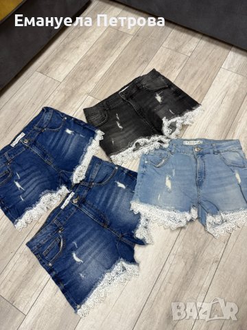 Дамски дънкови къси панталони с дантела / цветове / NEW YORKER, снимка 8 - Къси панталони и бермуди - 38978103