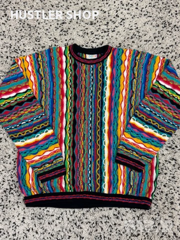 Мъжки пуловер COOGI AUSTRALIA VINTAGE 80/90s. Размер XL