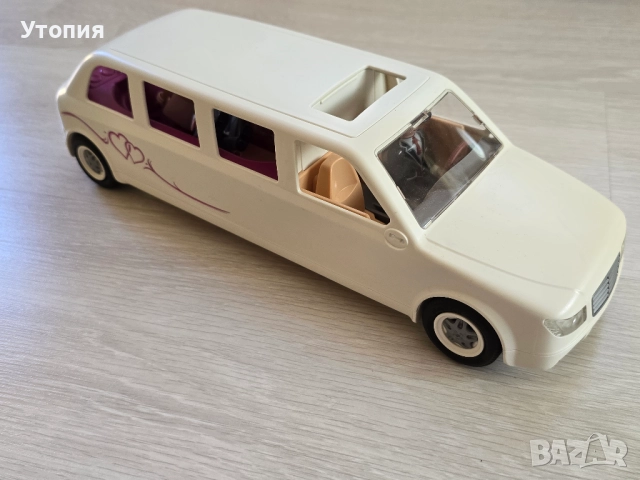 Playmobil лимузина с младоженци и шофьор, снимка 9 - Конструктори - 51435395