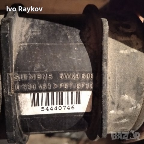 Дебитомер за Opel 1.6 , 1.8i 5WK9606, 90530463, 5WK9 606, 90 530 463, снимка 2 - Части - 44392827