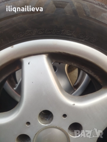 Продавам комплект гуми с джанти – Mercedes C220 (комби) ✅ Използвани само два сезона , снимка 4 - Гуми и джанти - 51726881