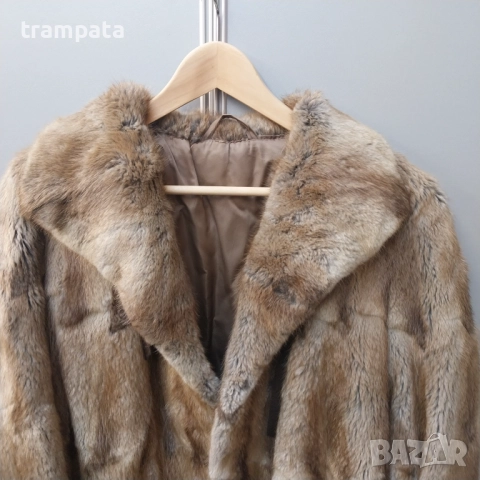 НАЙ ДОБРАТА ОФЕРТА Дамско кожено палто от естествена кожа 