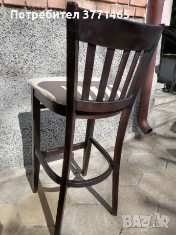 Бар стол парен бук, снимка 2 - Столове - 52738241