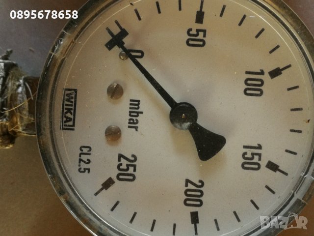 манометър 60mbar 250mbar 600mbar, снимка 4 - Други машини и части - 30062495
