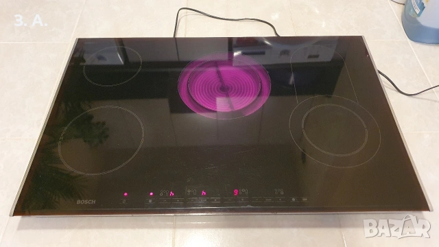 Керамичен плот Bosch PKC865E, снимка 9 - Печки, фурни - 53305333