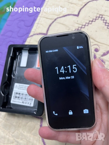 Мини смартфон,  3G WCDMA черен