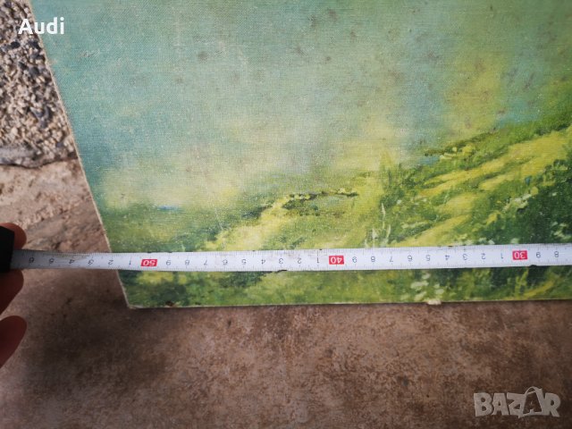 Продавам 3 броя ръчно рисувани маслени картини "Пейзажи", снимка 3 - Антикварни и старинни предмети - 34376223