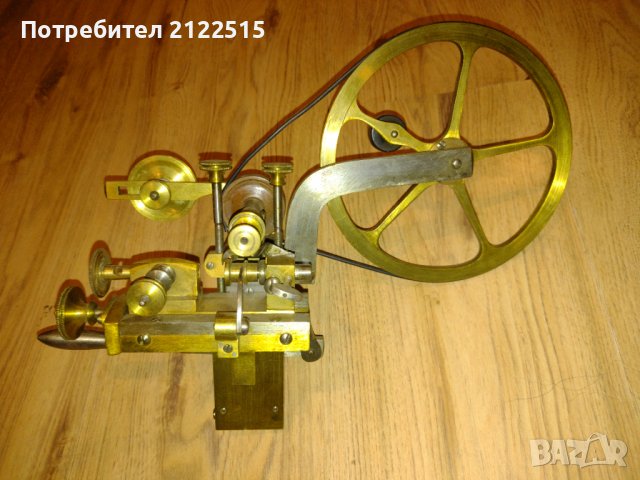 стар бронзов часовникарски струг, снимка 3 - Антикварни и старинни предмети - 39601520