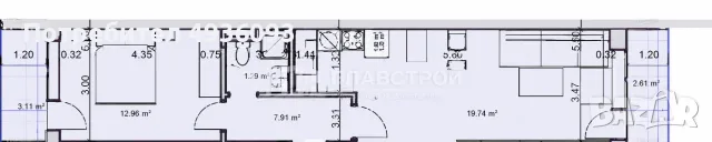 Двустаен апартамент 70,90 м² на бул. „Победа“ - директно от инвеститор, снимка 4 - Апартаменти - 55896516