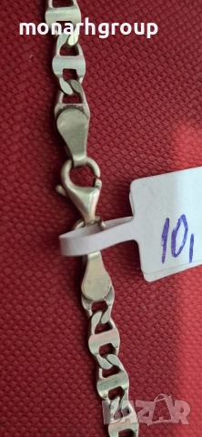 Сребърна верижка с висулка, снимка 5 - Колиета, медальони, синджири - 52808503