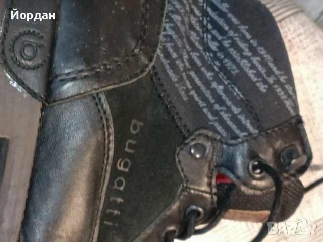 Bogatti Мъжки зимни боти от естествена кожа размер 43, снимка 6 - Мъжки боти - 53207873