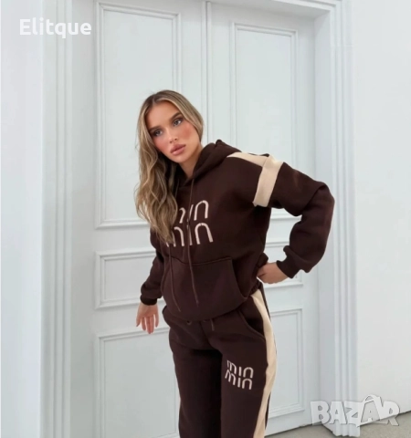 ватиран дамски памучен екип min min