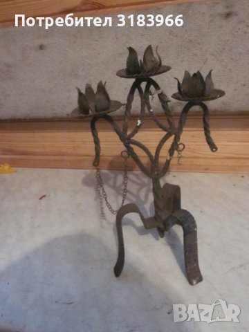 голям свещник от ковано желязо