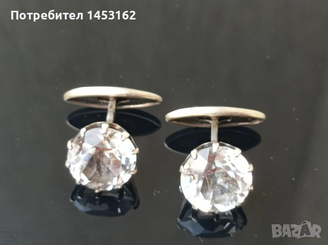 Старинни сребърни руски ръкавели, снимка 3 - Други - 51638592