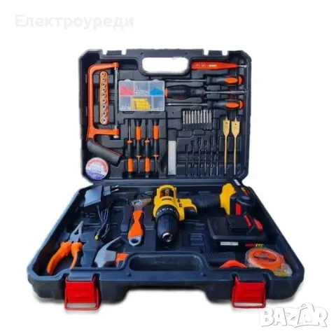 Ударен Винтоверт 111ч с две батерии /36V 6Ah/ + Подарък Прободен Трион, снимка 2 - Винтоверти - 47621030