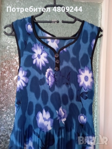 Красива синя рокля, снимка 2 - Рокли - 54339365