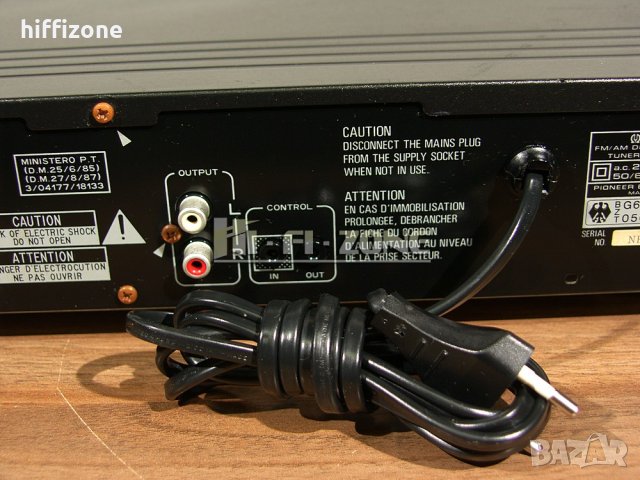  Pioneer f-502rds /2  ТУНЕР, снимка 8 - Ресийвъри, усилватели, смесителни пултове - 44430171