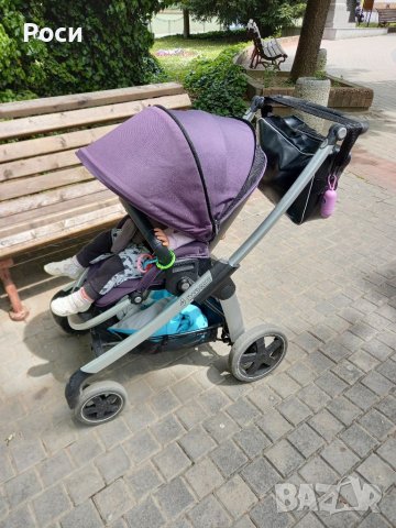 Maxi cosy комплект бебешка детска количка 3 в 1, с кош за кола макси кози pebble, снимка 14 - Детски колички - 35921387