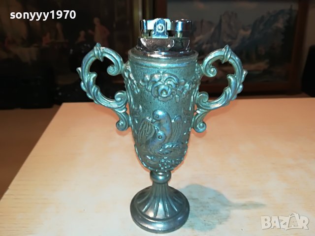 РЕТРО ЗАПАЛКА АМФОРА-ВНОС ГЕРМАНИЯ 1604231220, снимка 15 - Антикварни и старинни предмети - 40380712