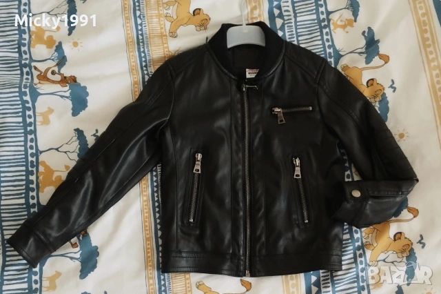 Детско рокерско яке/ кожено, снимка 2 - Детски якета и елеци - 53070322