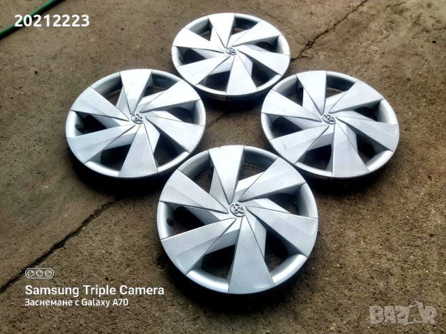 4 броя Оригинални тасове за Toyota Aygo 15, снимка 5 - Аксесоари и консумативи - 44697621